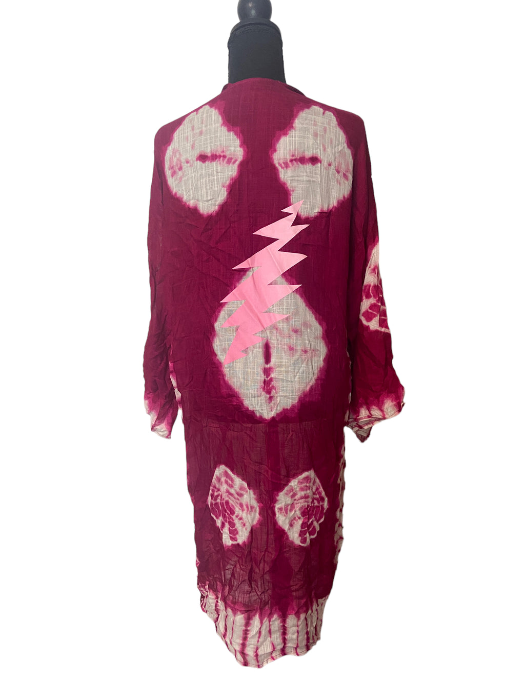 Hot Pink Bolt Kimono