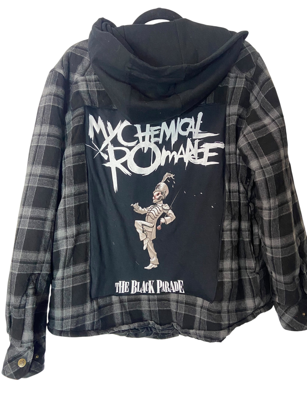 MCR Lined Hooded Flannel- Medium (Please Read Description)