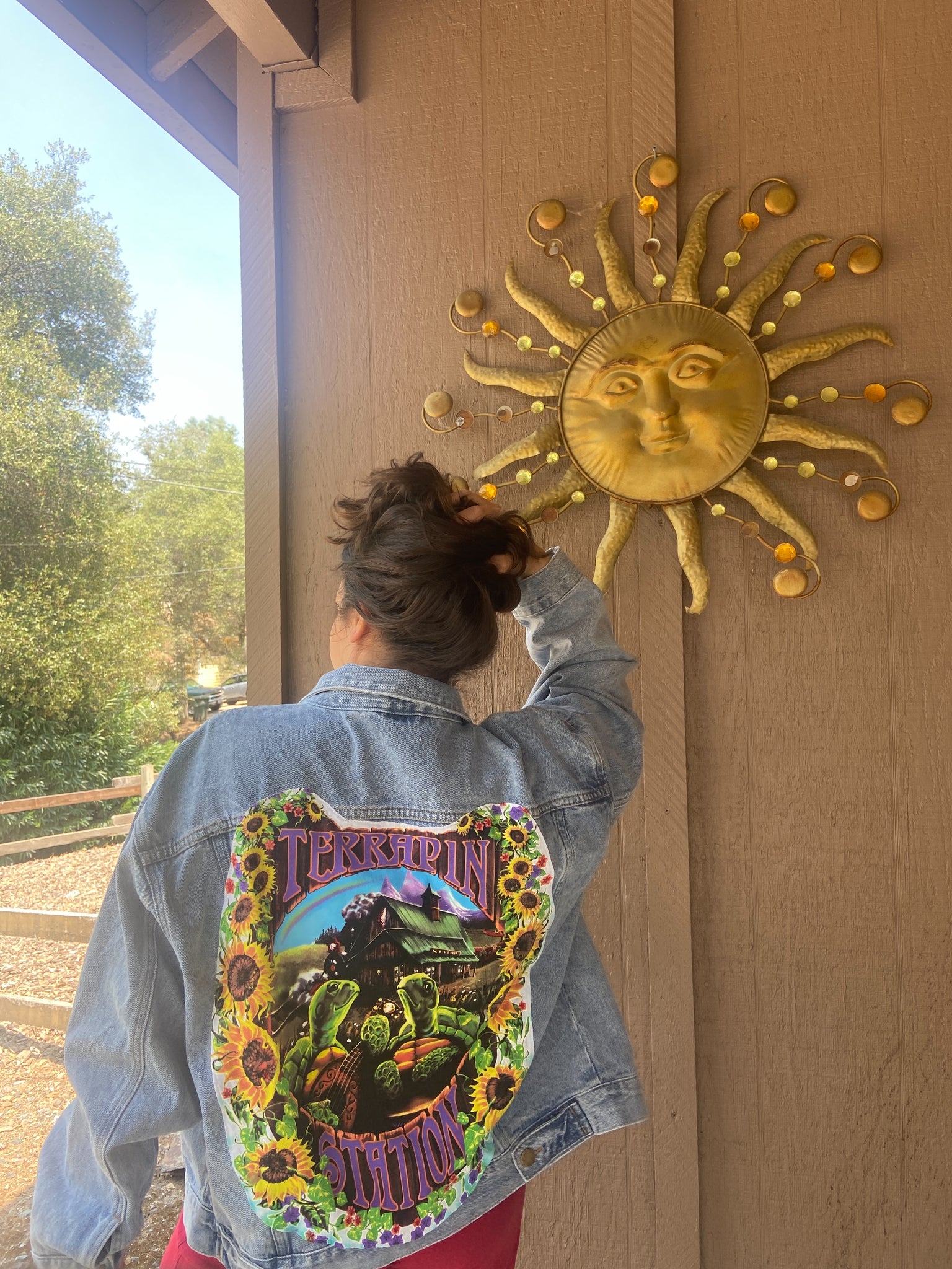 Terrapin Denim Jacket- (Oversized Fit) Medium