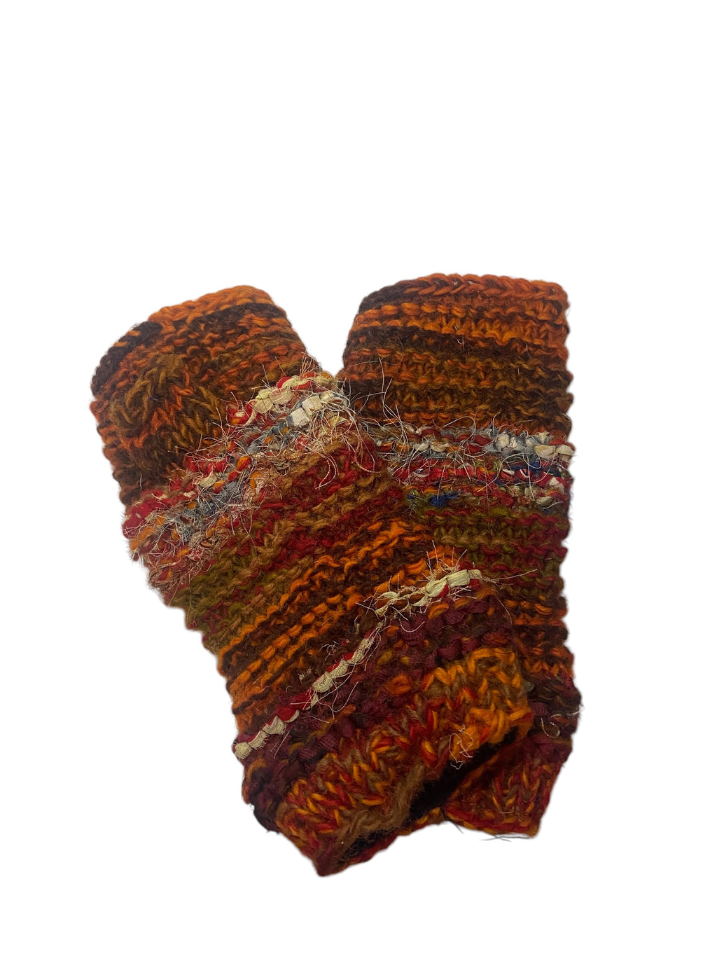 Wool Fleece Lined Fingerless Gloves