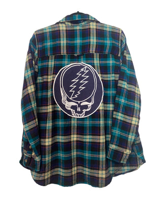 Forever Grateful Flannel- Womens Medium