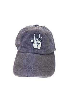 Brown Jerry Hand Dad Hat