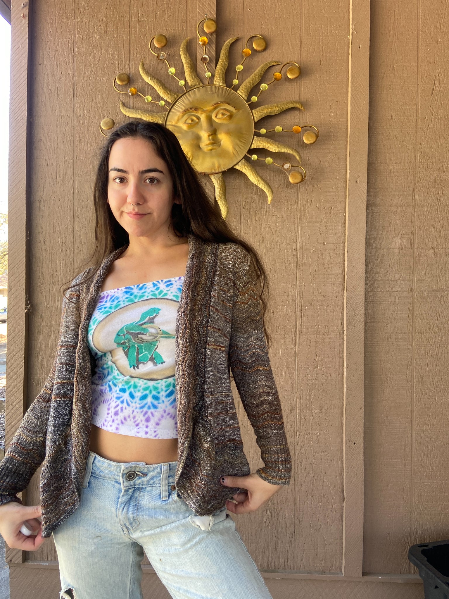 Melt Your Face Sweater- Womens Petite Small