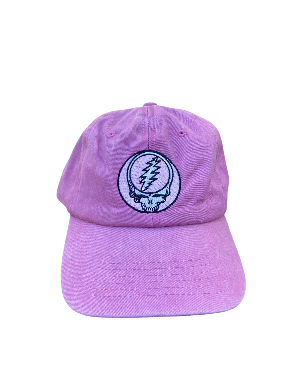 Baby Pink Stealie Dad Hat