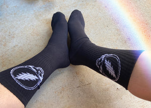 SYF Crew Socks - Black